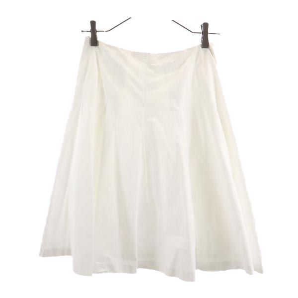 ビューティフルピープル ミニ丈 フレアスカート 36 ホワイト beautiful people レディース拍卖