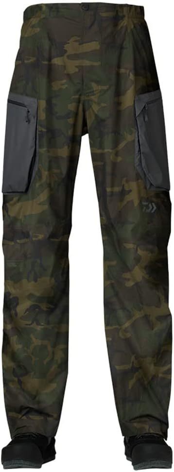 ダイワ(DAIWA) レインマックスR レインパンツ DR-2522P グリーンカモ XLサイズ 定価21,670円拍卖