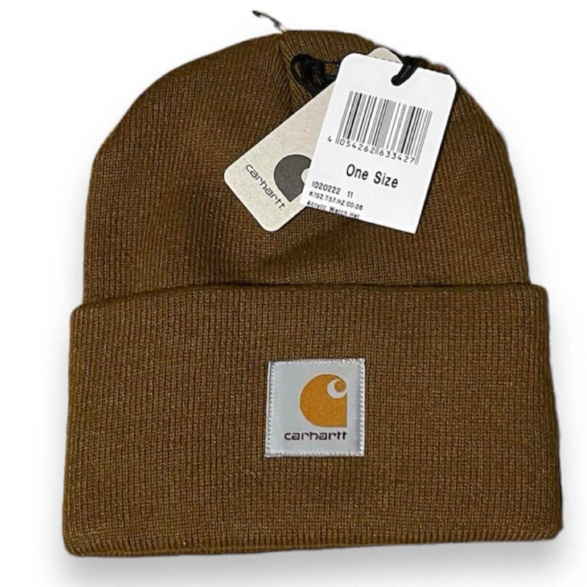 carhartt wip 完売品 空山基 ロゴ 2G SORAYAMA HAJIME コラボ カーハート ニットキャップ WATCHI HAT ブラウン 帽 ビーニー ダブルニー y2k拍卖