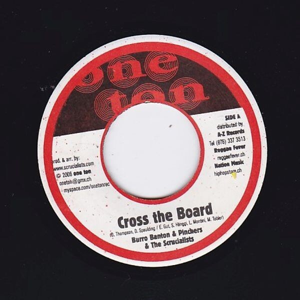 EPレコード BURRO BANTON, PINCHERS & THE SCRUCIALISTS / CROSS THE BOARD拍卖