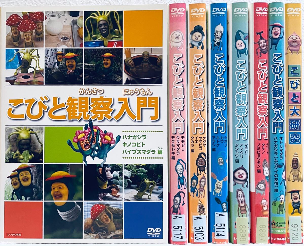 こびと観察入門 7枚 こびと大研究1枚 【8枚セット】 レンタル版DVD拍卖