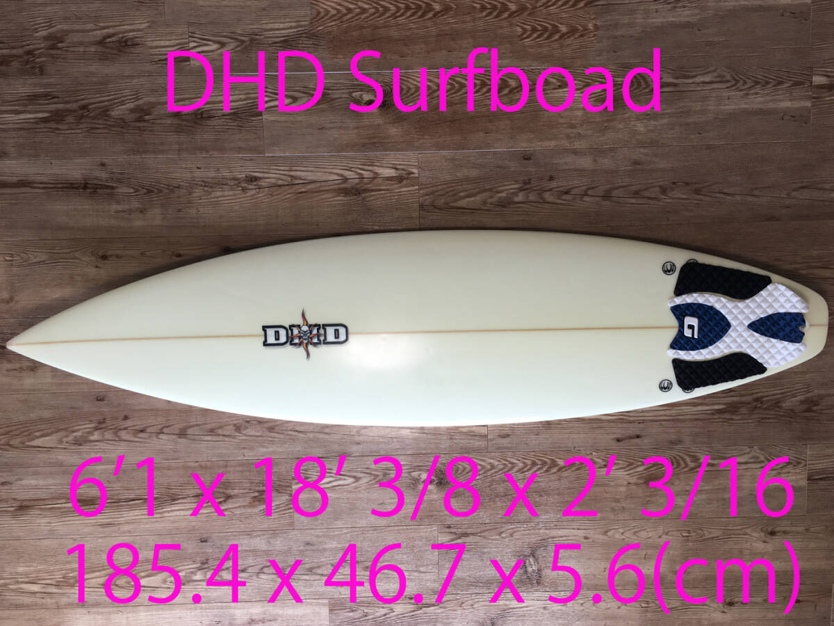 DHD Surfboad サーフボード 中古 ダレンハンドレ 6'1 x 18 3/8 x 2 3/16 Darren Handley Design Kirra Point Australia オーストラリア拍卖