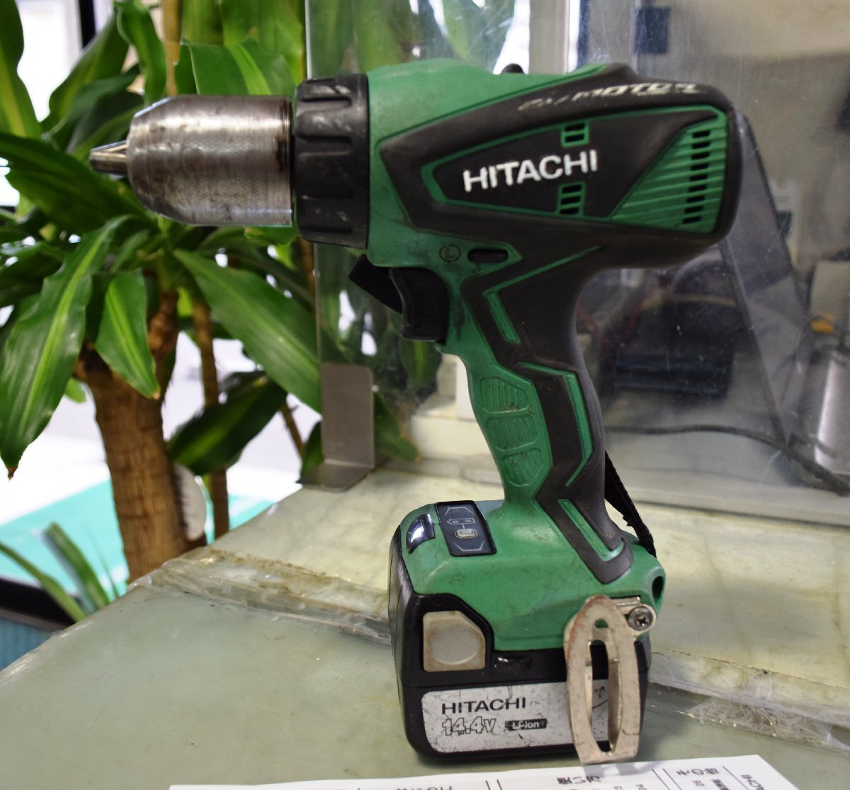 HITACHI 日立工機 14.4V コードレスドライバドリル DS14DBEL(NN)////本体//バッテリー1個付//動作品//中古品///バッテリー現状品拍卖