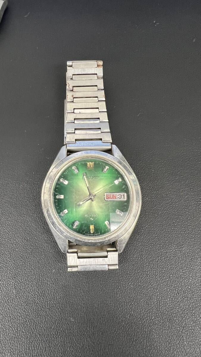 SEIKO セイコー EL-330 カットガラス3303-8110 電磁テンプ式 腕時計 拍卖