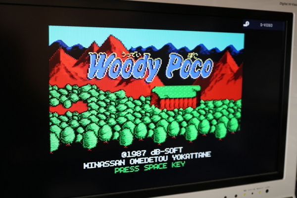 MSX2 うっでいぽこ Woody POCO デービーソフト dB-SOFT レトロゲーム カートリッジ ROMソフト 拍卖