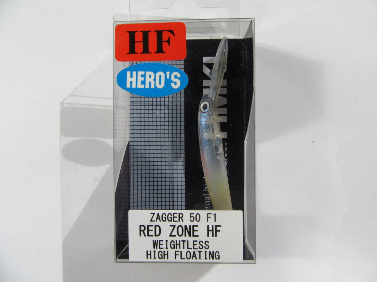 HMKL ZAGGER 50F1 RED ZONE HF 1.4g ハンクル ザッガー レッドゾーン ハイフローティング 管釣り エリア トラウト拍卖