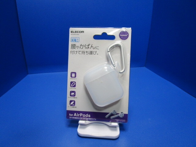 エレコム|ELECOM 無線充電AirPods対応アクセサリ シリコンケース クリア 半透明 AVA-APSCCR拍卖