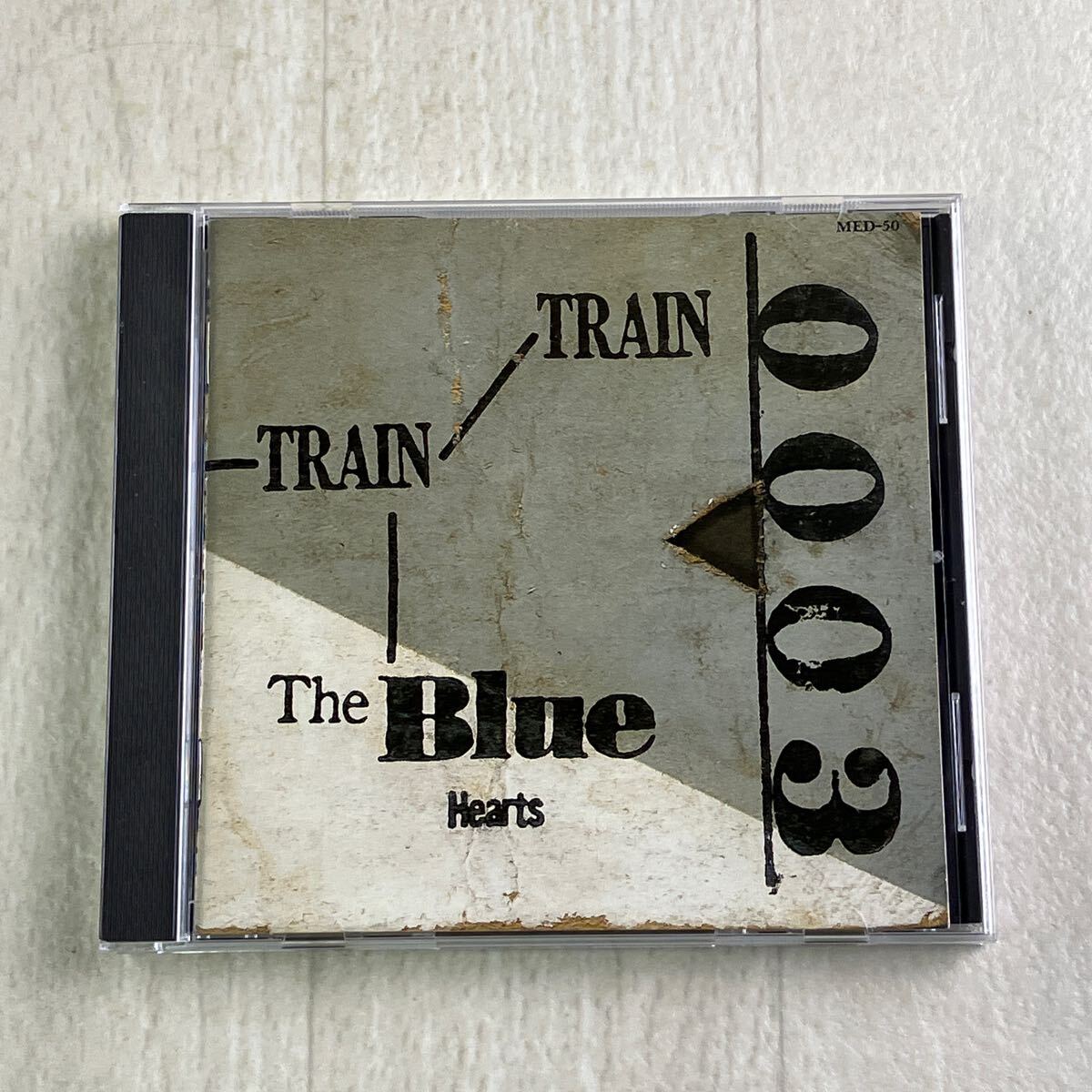 qc2 CD THE BLUE HEARTS ブルーハーツ TRAIN-TRAIN トレイントレイン MED50拍卖