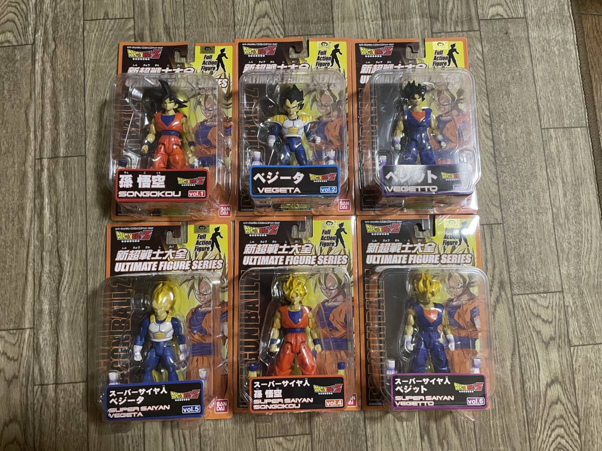 絶盤)バンダイ ドラゴンボールZ 新超戦士大全 ULTIMATE FIGURE SERIES 11種類セット スーパーサイヤ人 3 ゴジータ フリーザ等拍卖
