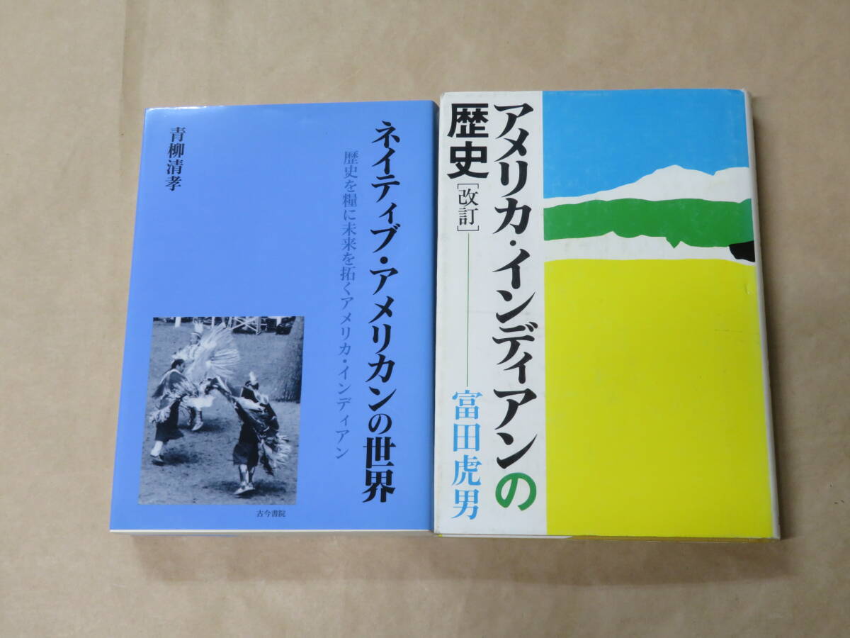 2冊セット / ネイティブ・アメリカンの世界 青柳 清孝 / アメリカ・インディアンの歴史 富田 虎男拍卖