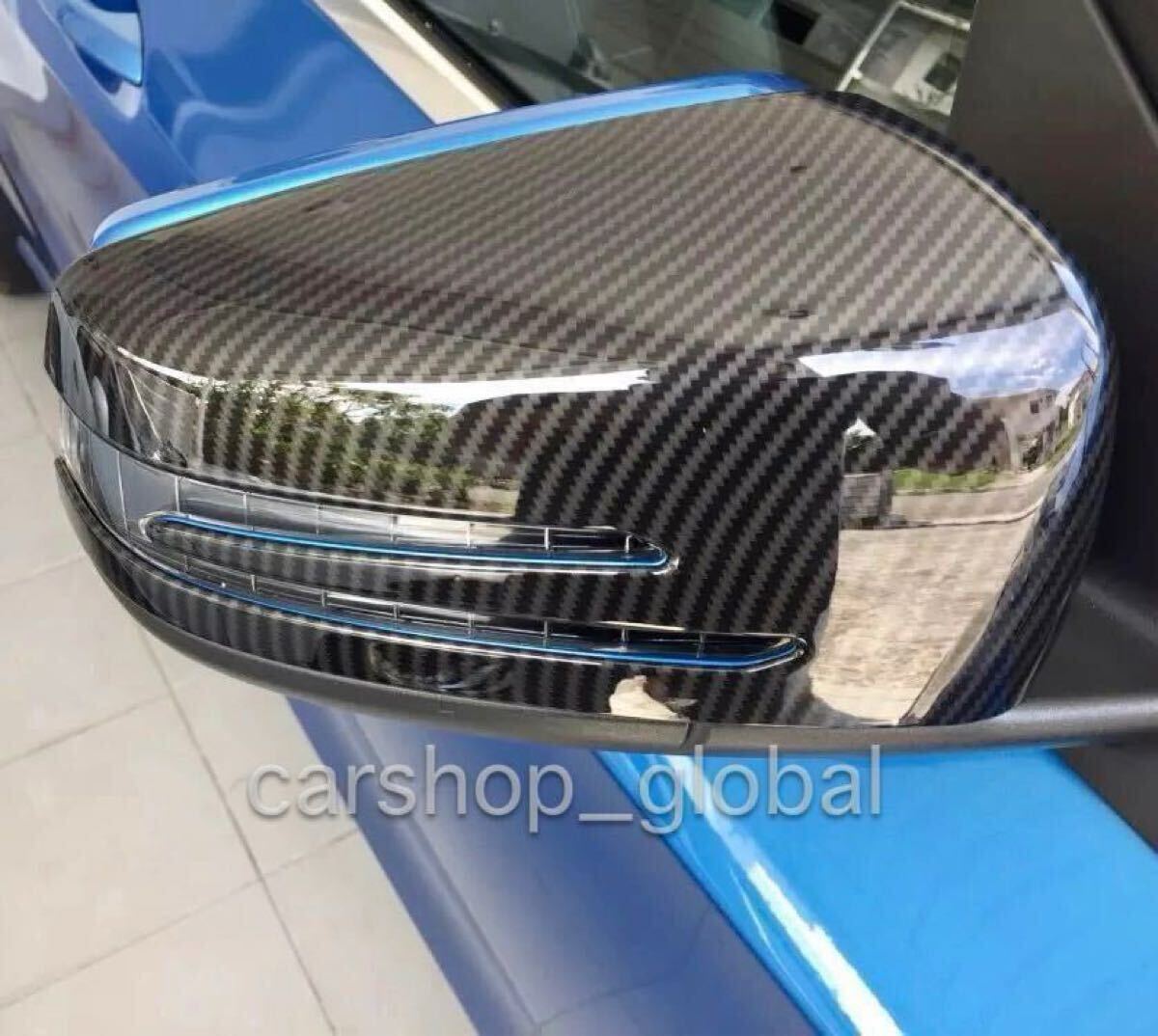 メルセデスベンツ ドアミラー カバー 艶あり カーボン サイドミラー 左右セット CLA/A/B/C/E/S C117/W117/X117/W176/W246/W204/W212/W221等拍卖