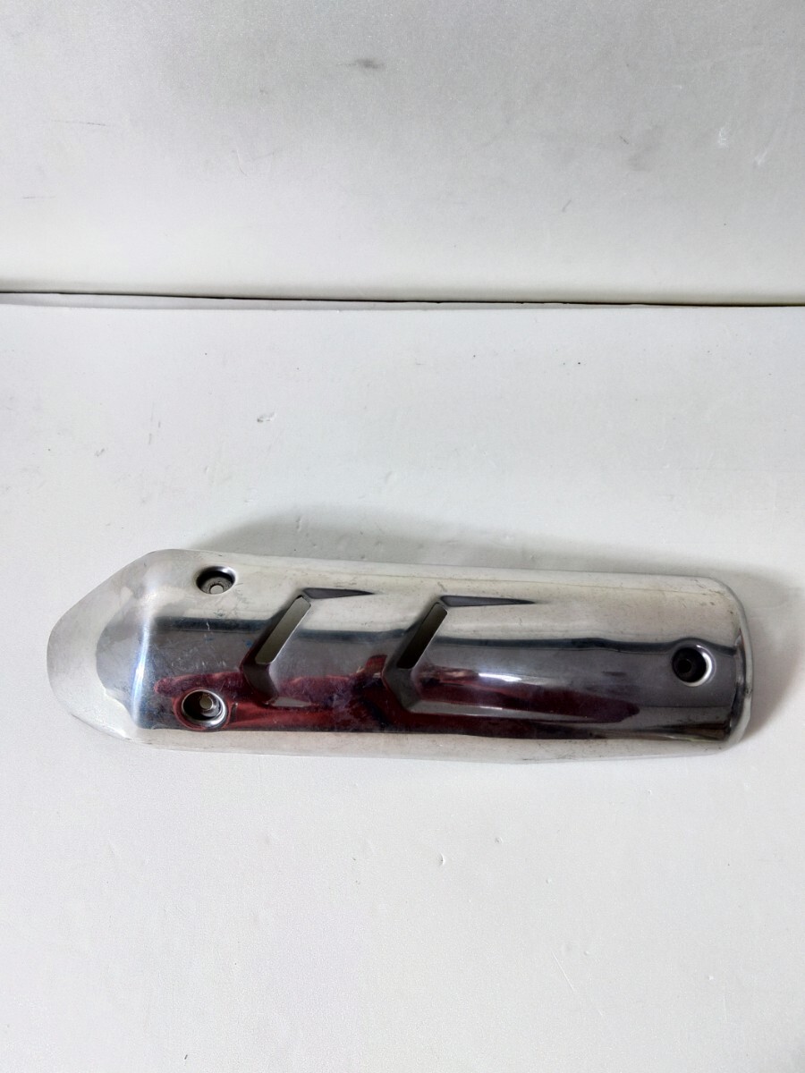 使用品 純正 YBR250 マフラーカバー サイレンサーカバー マフラーガード 凹み無し拍卖
