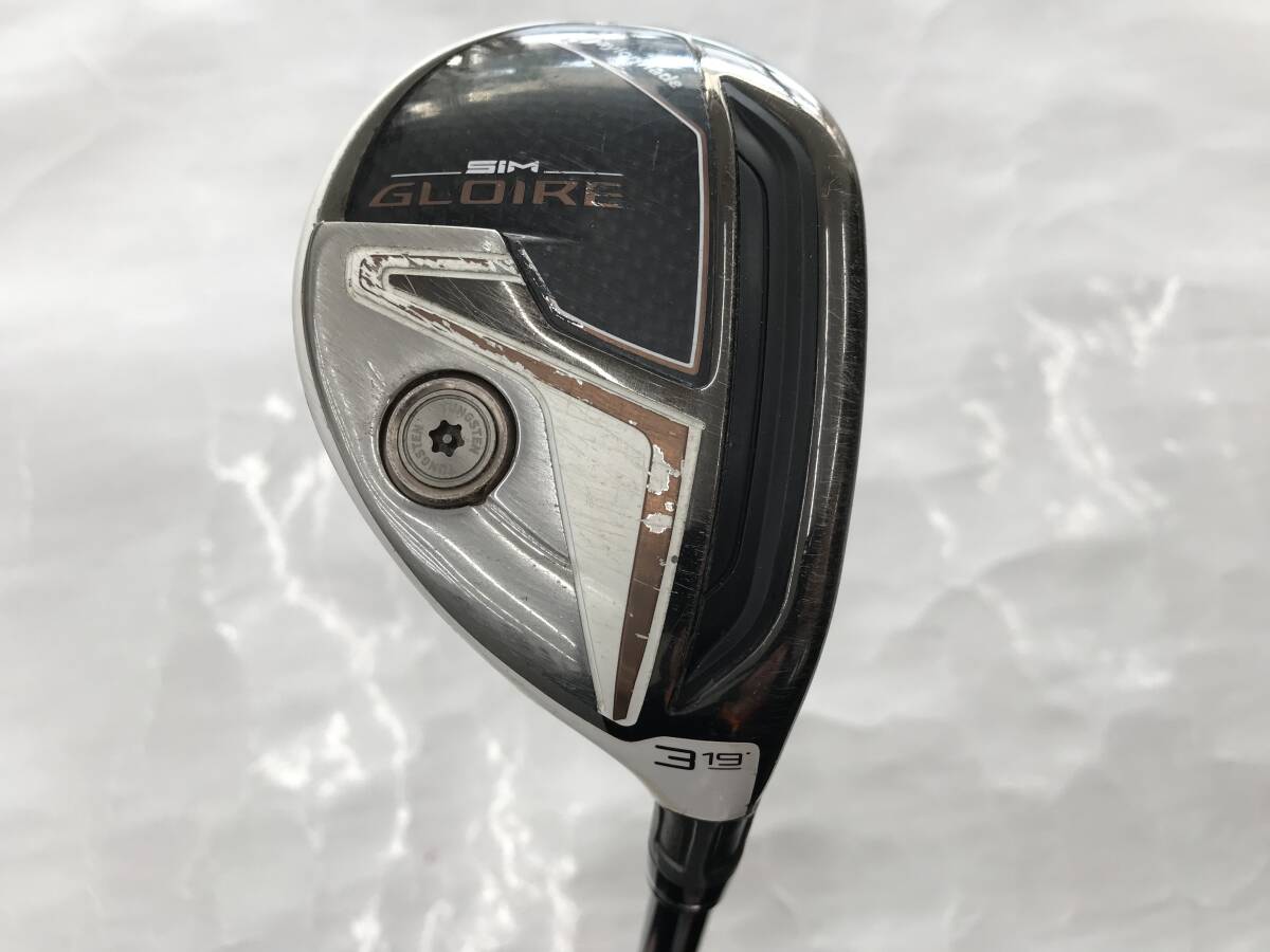 UT テーラーメイド SIM GLOIRE 19度 flex:SR Air Speeder TM メンズ右 即決価格拍卖
