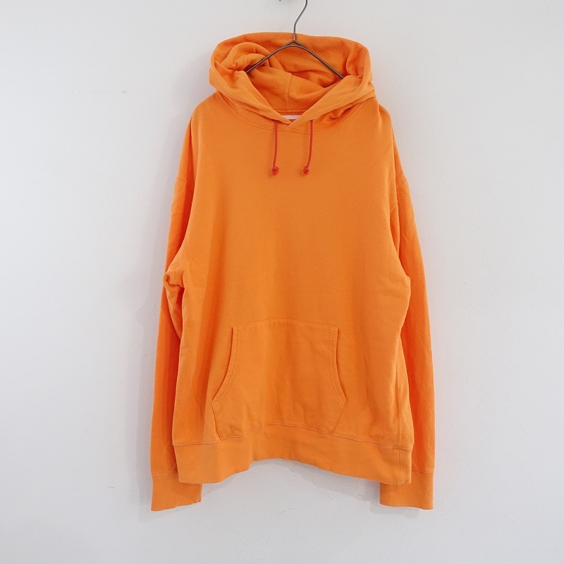 【定価2万】ハツキ HATSKI *Pullover Hooded Sweat スウェットパーカー*0綿オレンジフード付ユニセックス(25-2411-451)【02L42】拍卖