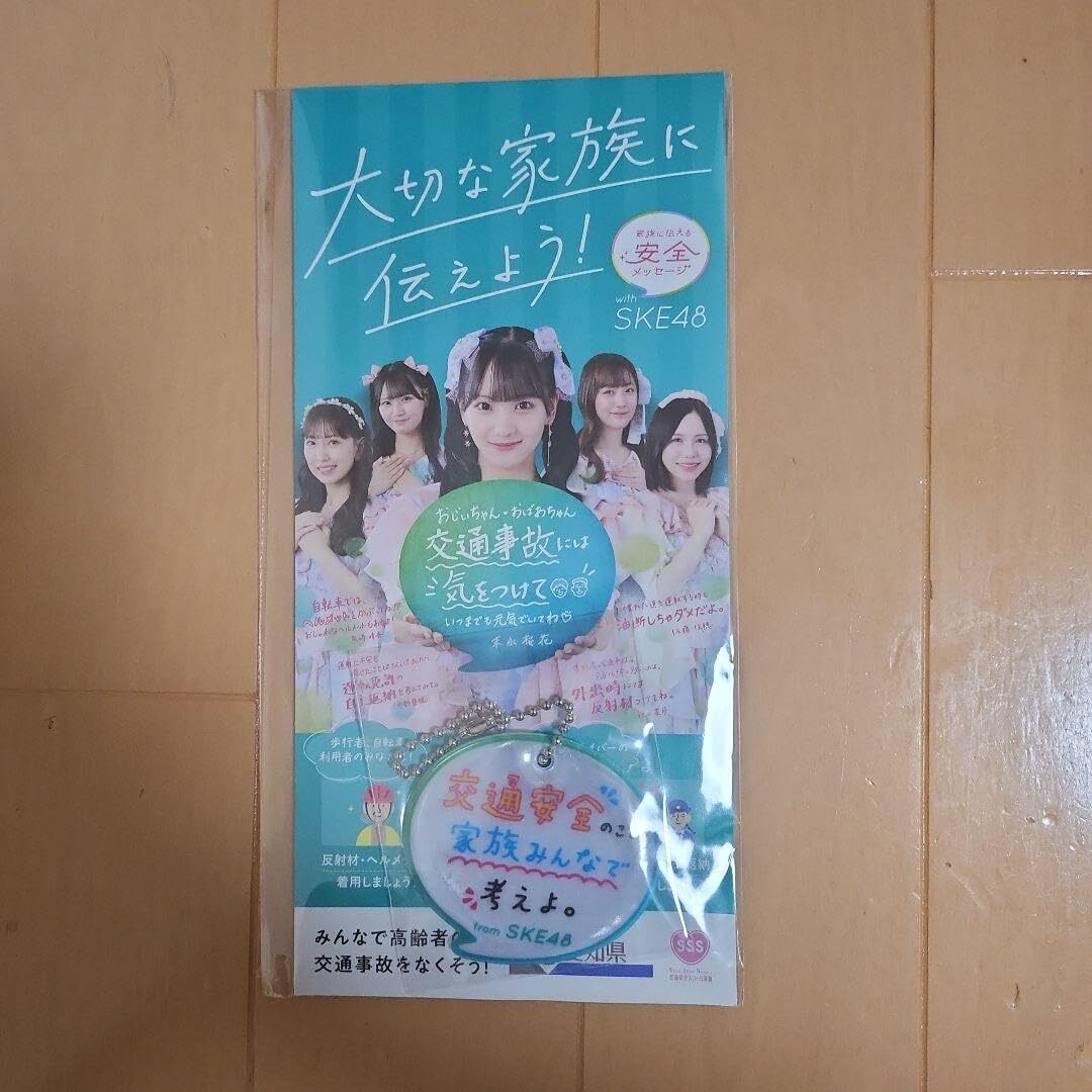 SKE48交通安全キーホルダー2袋 非売品 末永桜花 佐藤佳穂 鎌田菜月 中野愛理 熊崎晴香 新品未使用品拍卖