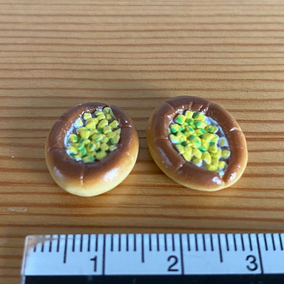 リーメント(単品)*マヨコーンパン×2*ぷちサンプル バラ売り ミニチュア ドールハウス パン屋さん ベーカリー拍卖