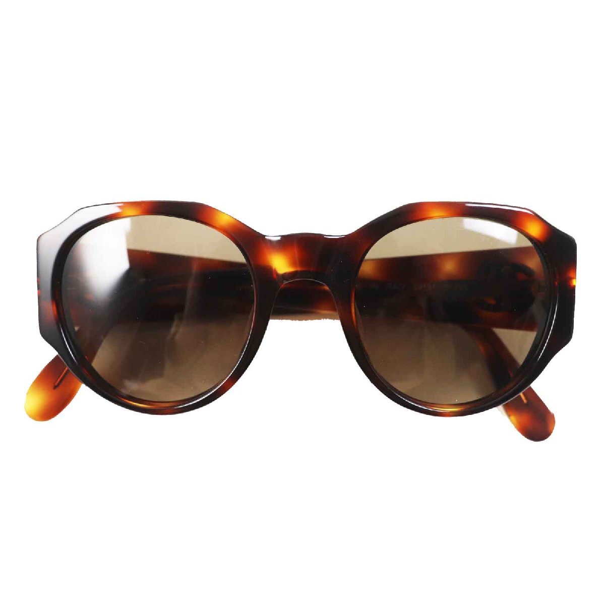 良品◎CHANEL シャネル 04151 91235 ココマーク べっ甲柄 サングラス アイウェア ブラウン系 ゴールド金具 ー ケース付 伊製 レディース拍卖