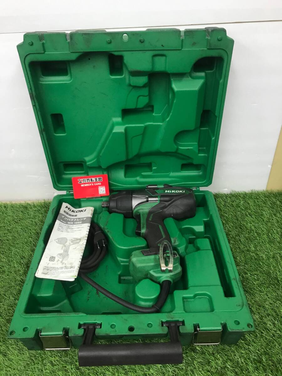 【中古品】★HiKOKI(日立工機) 16㎜インパクトレンチ WR16SE ITGHGR47CHFK拍卖
