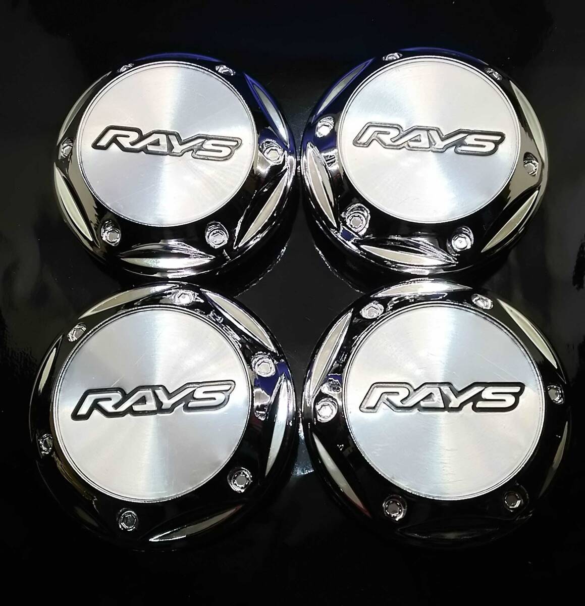 RAYS 68mm new 銀銀 4コ ホイールキャップ ノア エスティマ ヴィッツ カリーナ シエンタ インプレッサ フォレスター レガシィ レヴォーグ拍卖