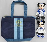 中古雑貨 ミッキーマウス&ミニーマウス ディズニーホテル・エクスクルーシブ ぬいぐるみバッジ付きトートバッグ 「デ拍卖