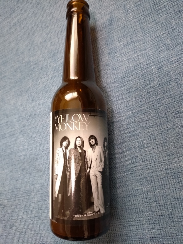 イエモン THE YELLOW MONKEYラベル ビール空き瓶 ※瓶のみ拍卖