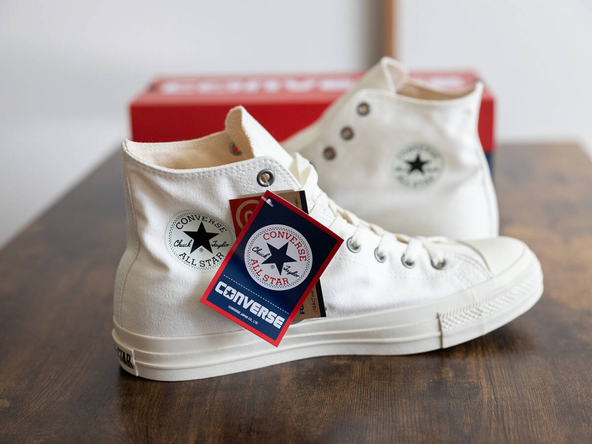 ◆新品正規品◆コンバース◆オールスターハイ◆限定モデルオフホワイト29cm◆converseallstar EH HI US10.5拍卖