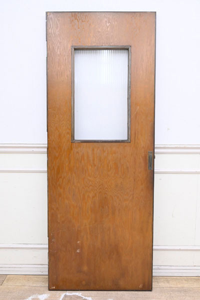 GX076 お屋敷から出た 極上木目 アンティーク 昭和レトロ 特殊ガラス硝子 ドア 開き戸 引戸 扉 引き取り大歓迎拍卖