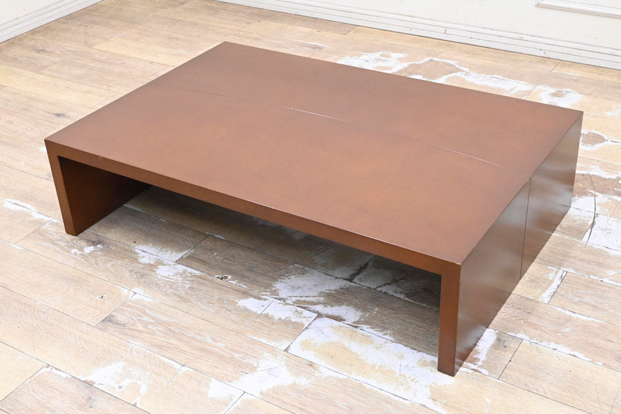 DX21 セレブ御用達メーカー 最高級 イタリア アルフレックス ポンテ センターテーブル 応接机 ソファテーブル 置き方自由 お洒落に演出拍卖