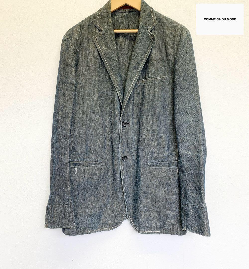4064 コムサデモード メンズ デニムジャケット 2/LL相当拍卖