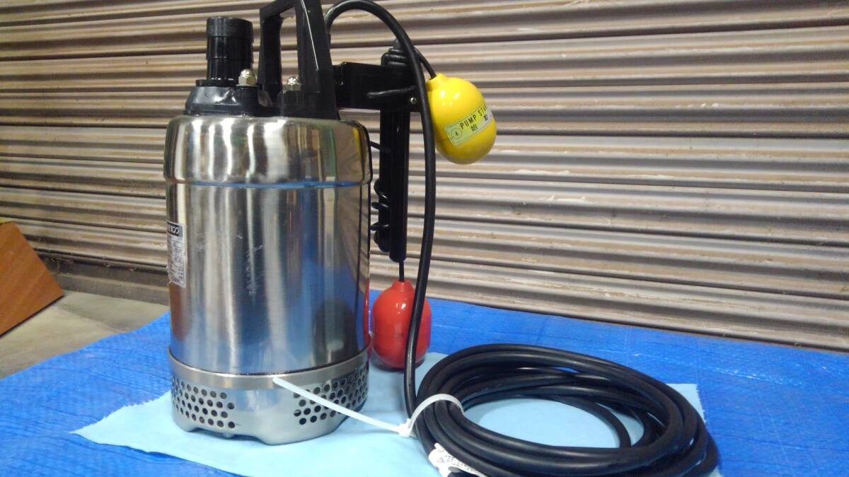 鶴見製作所 ツルミポンプ 耐食用 ステンレス製水中ハイスピンポンプ 40SQA2,25S 自動形 電源100V仕様拍卖