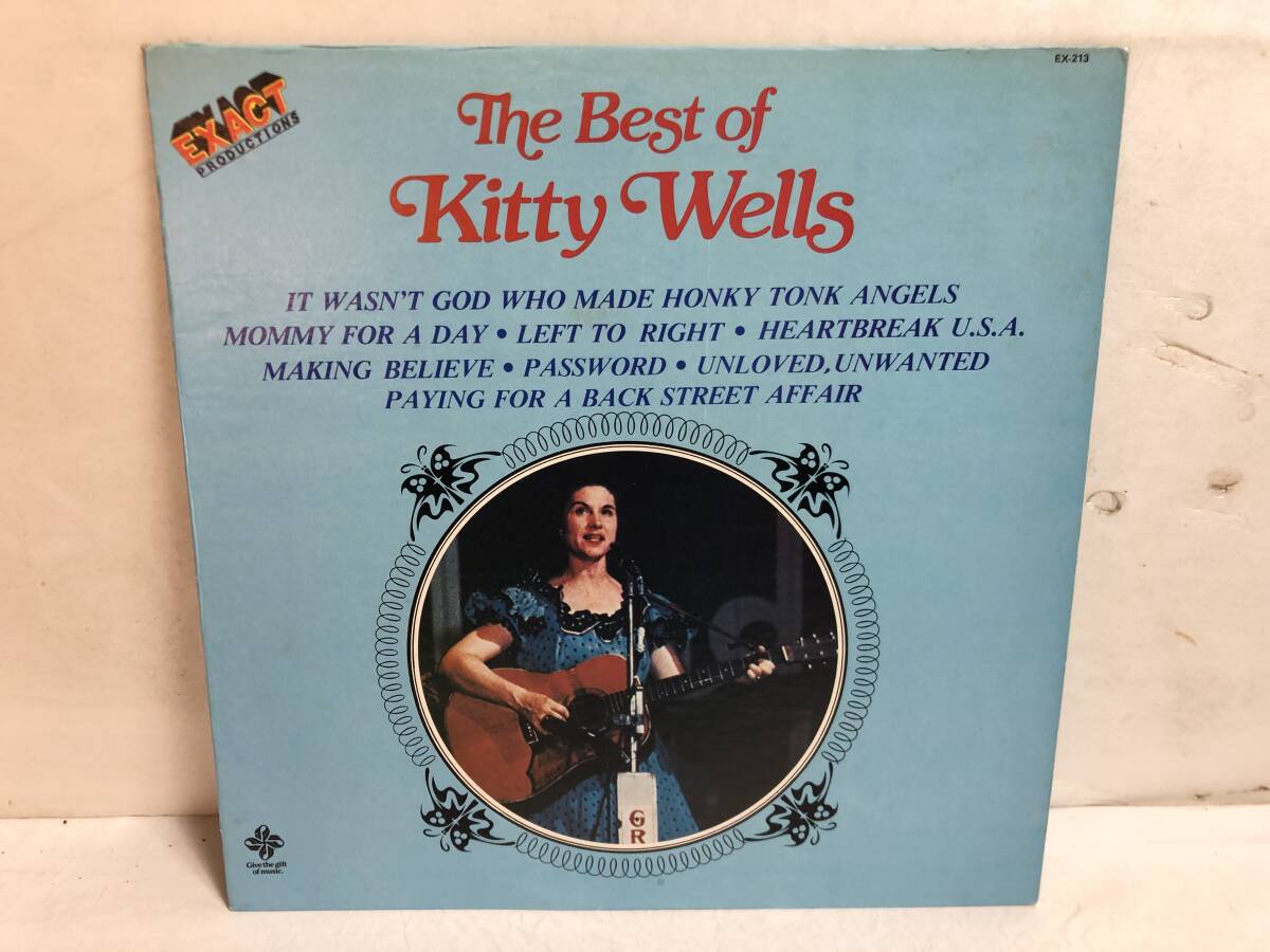 41207S US盤 12inch LP★KITTY WELLS/THE BEST OF KITTY WELLS/ORIGINAL ARTISTS★EX-213拍卖