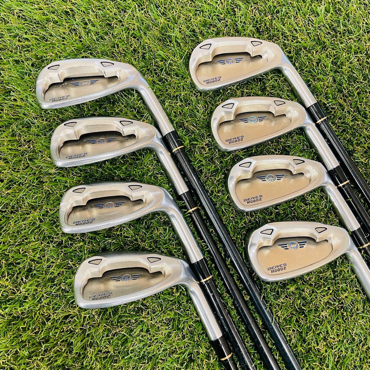 HONMA 本間ゴルフ BERES MG802 ★★ 2S アイアンセット オリジナルカーボン(R)男性用 右利き拍卖