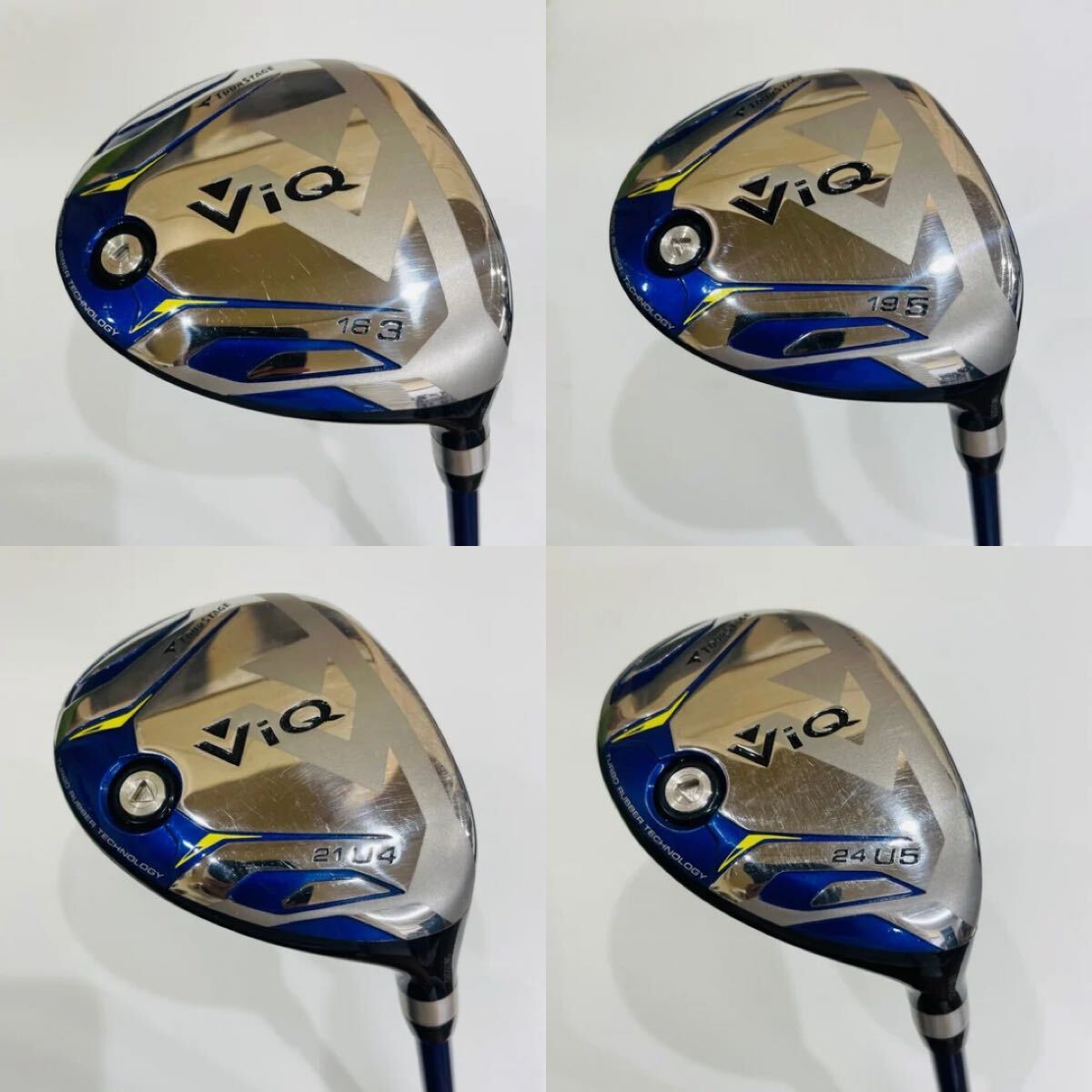 TOURSTAGE ViQ ウッド & UT 4本セット オリジナルカーボン (R)男性用 右利き BRIDGESTONE ブリヂストン拍卖