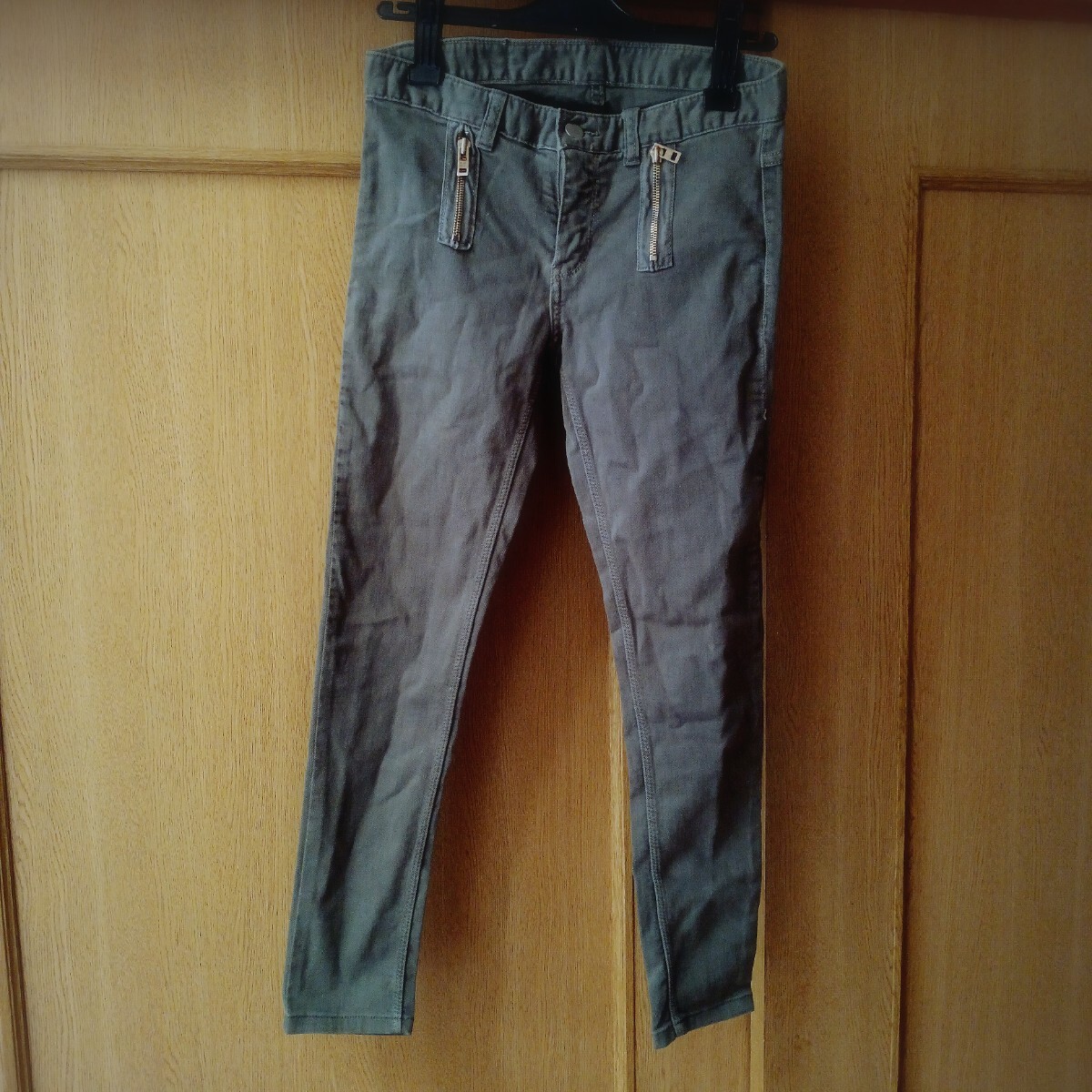 BLUEWASH 27インチ レディース パンツ ズボン カーキ色 サイズ58拍卖