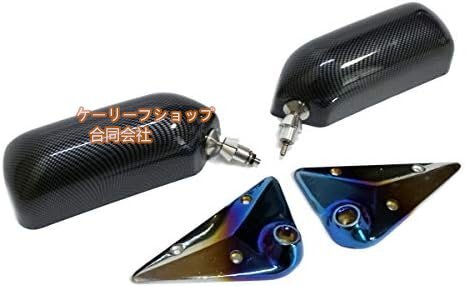 高品質 汎用レーシングミラー/軽量ブルーレンズGTバックミラー JDM USDM JZX100 JZX90(ABS製 カーボン柄)拍卖