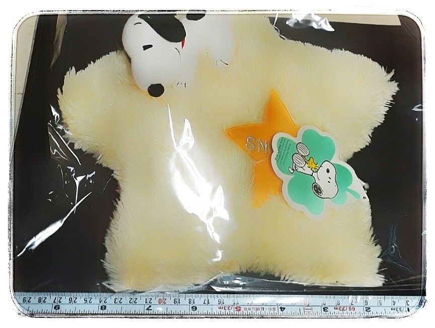【新品 未使用】SNOOPY スヌーピー 星型 クッション拍卖