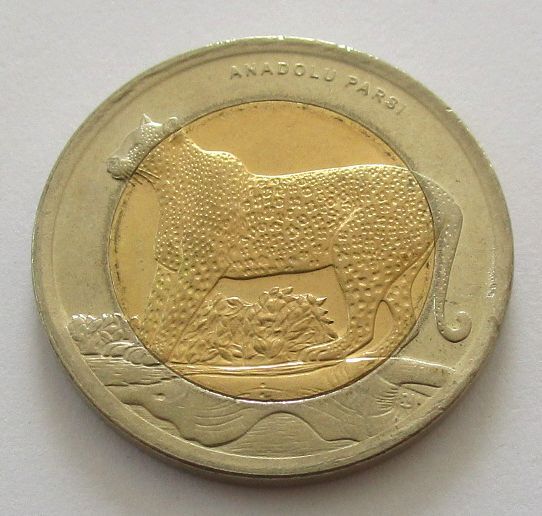 トルコ ヒョウ 1リラ 2012年 硬貨拍卖