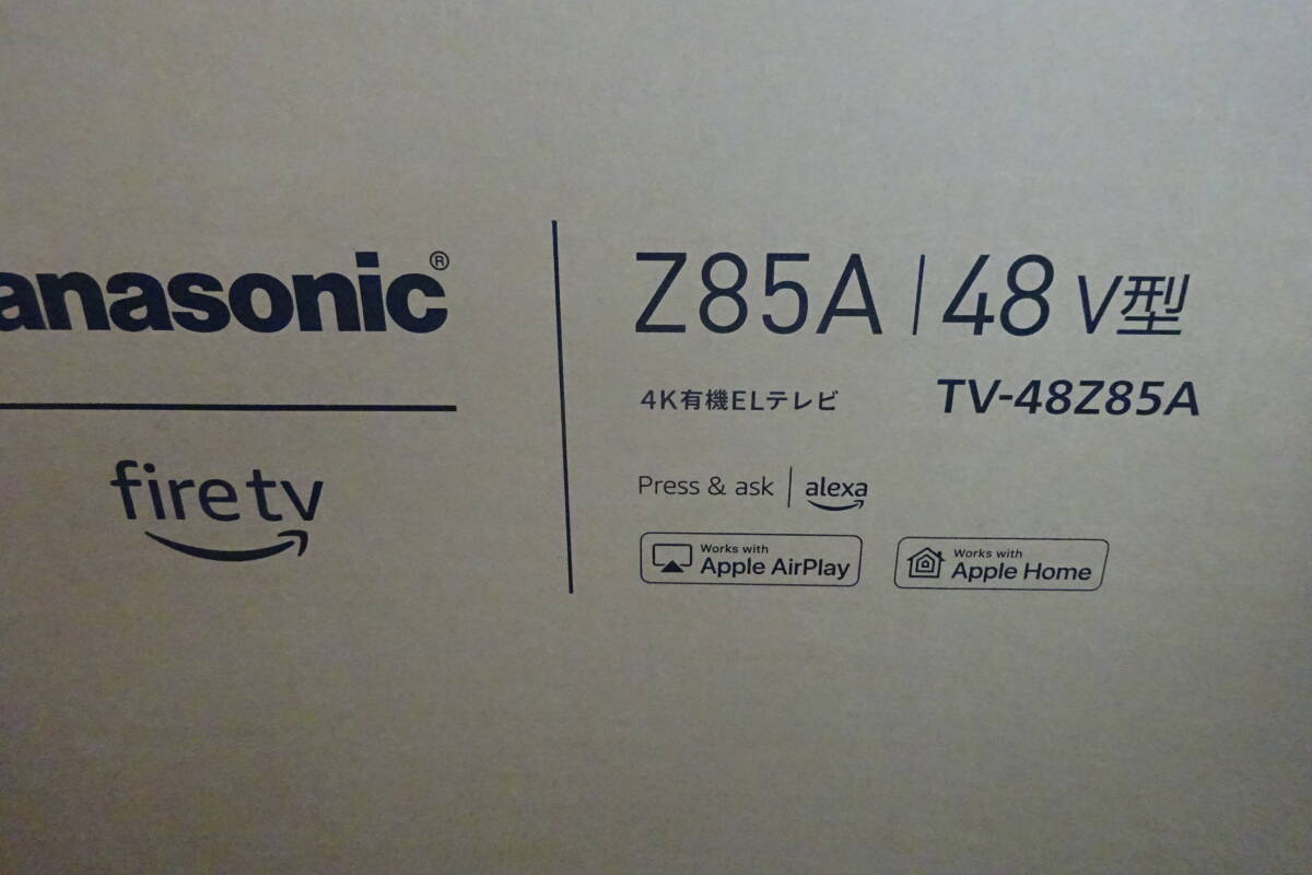 新品保証付 パナソニック TV-48Z85A 48V型 4K有機ELテレビ Panasonic拍卖