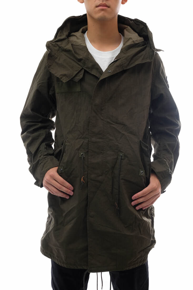 uniform experiment ユニフォームエクスペリメント モッズコート UE-110018 C/N MODS COAT 11SS ワッペン フード付き拍卖