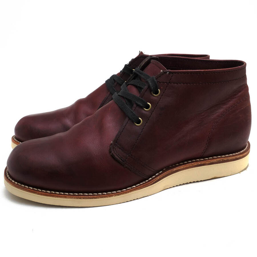 CHIPPEWA チペワ チャッカブーツ 4025BUR 1955 ORIGINAL MODERN SUBURBAN BURGUNDY HORWEEN LEATHER ホーウィン社製フルグレインオイルド拍卖