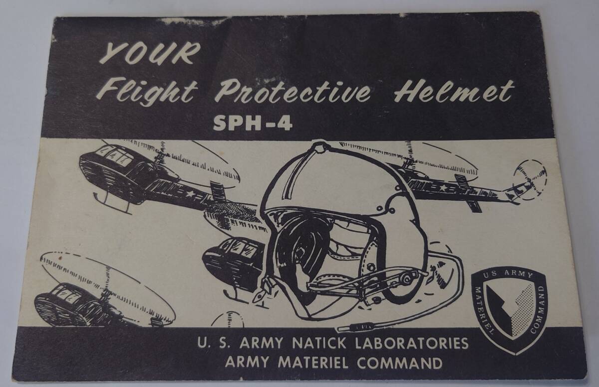 米軍放出 70s~80s NATICK SPH-4 FLIGHT PROTECTIVE HELMET マニュアル拍卖