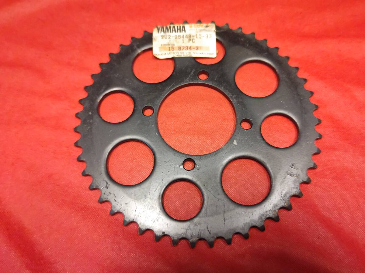 RX50 純正 リアスプロケット 48T リアスプロケ 4U5 YAMAHA 2U2-25448-10-33 ヤマハ拍卖
