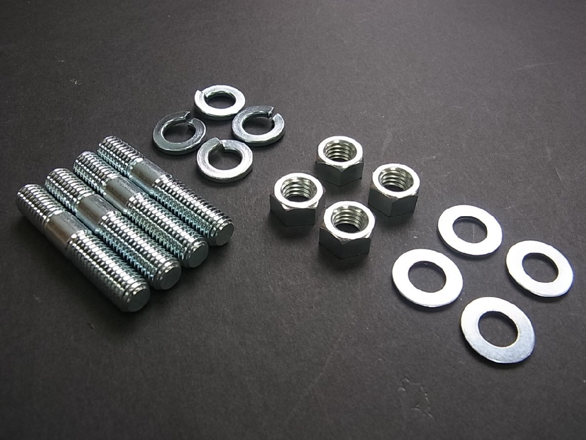 【OUTLINE製品】アウターチューブ用 強化スタッドボルトセット(平ワッシャーあり)▲アウトライン製▲HONDA▲CBX400▲SUZUKI▲GS400▲拍卖