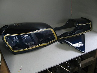 Z750FX ルミナスネイビーブルー ウレタン塗料250gセット拍卖