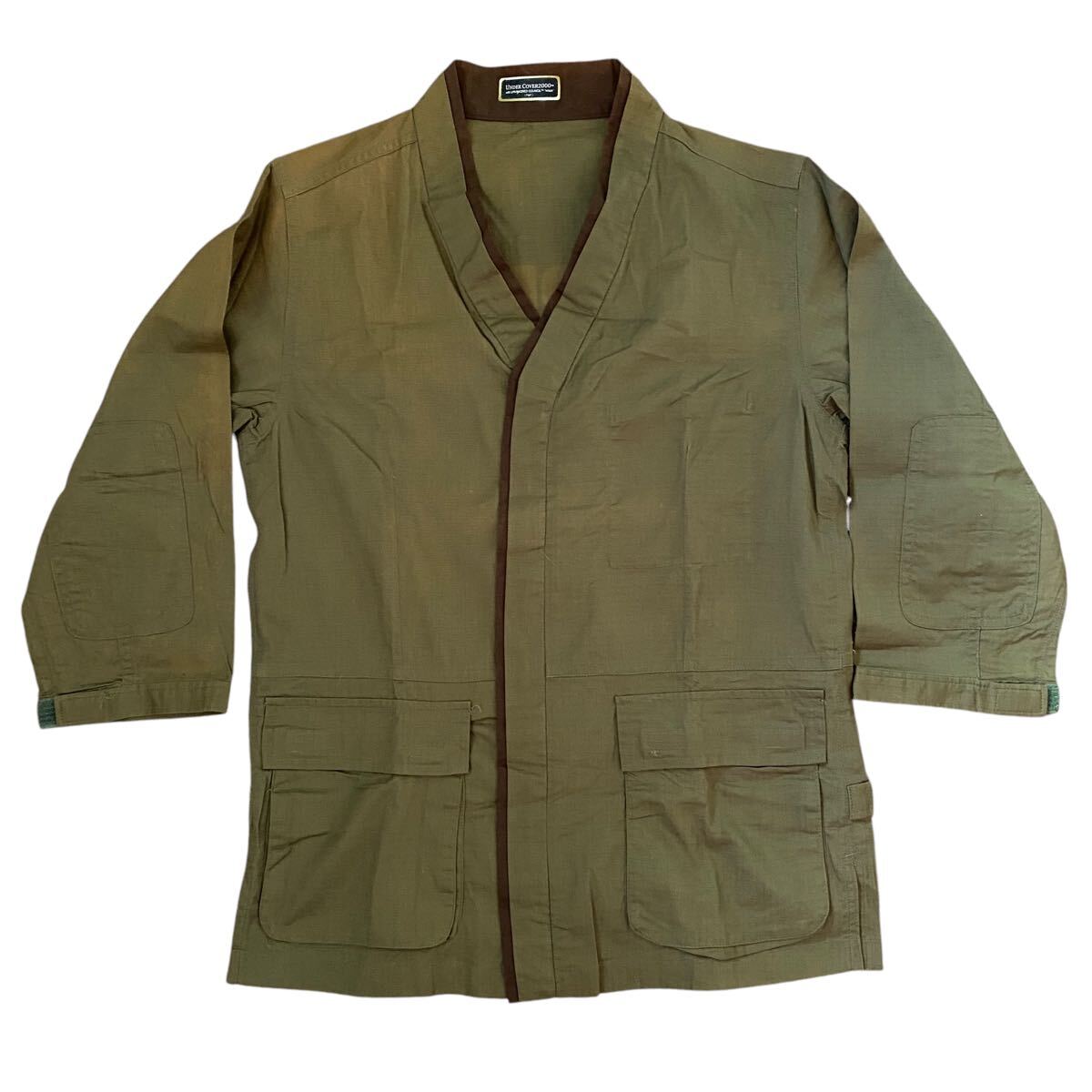【アンダーカバー UNDERCOVER × wtaps 2000SS 作務衣 ジャケット シャツ REDBEARD カーキ レディース FREE artscabut期 5685 初期】拍卖