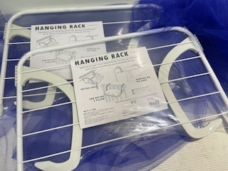 HANGING RACK ハンガーラック ベランダ引っ掛けラック二個 枕や靴タオル干しに!★未使用◆№339拍卖