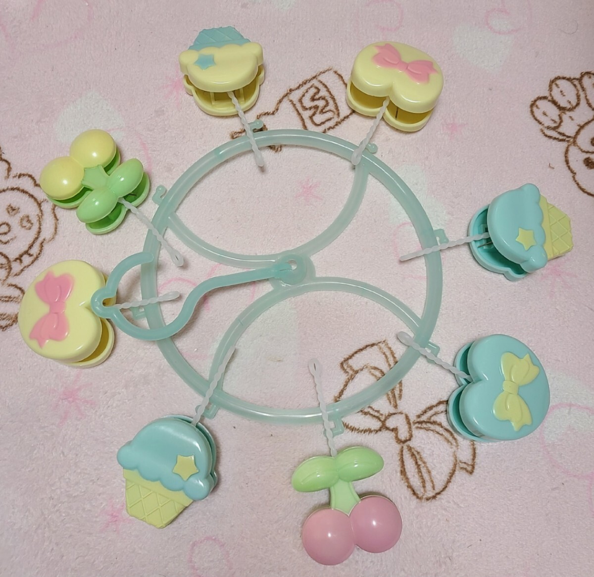 SWIMMER★スイマー★ドリーミーハンガー 訳あり ミント ゆめかわいい文具雑貨 姫系 ハート さくらんぼ アイス拍卖