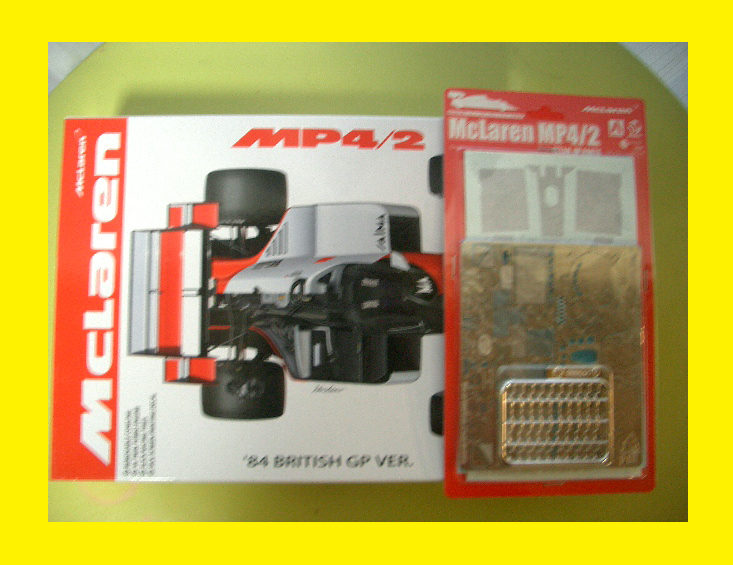 ■1/20 アオシマ マクラーレン MP4/2 (イギリスGP) エッチングパーツ付き拍卖