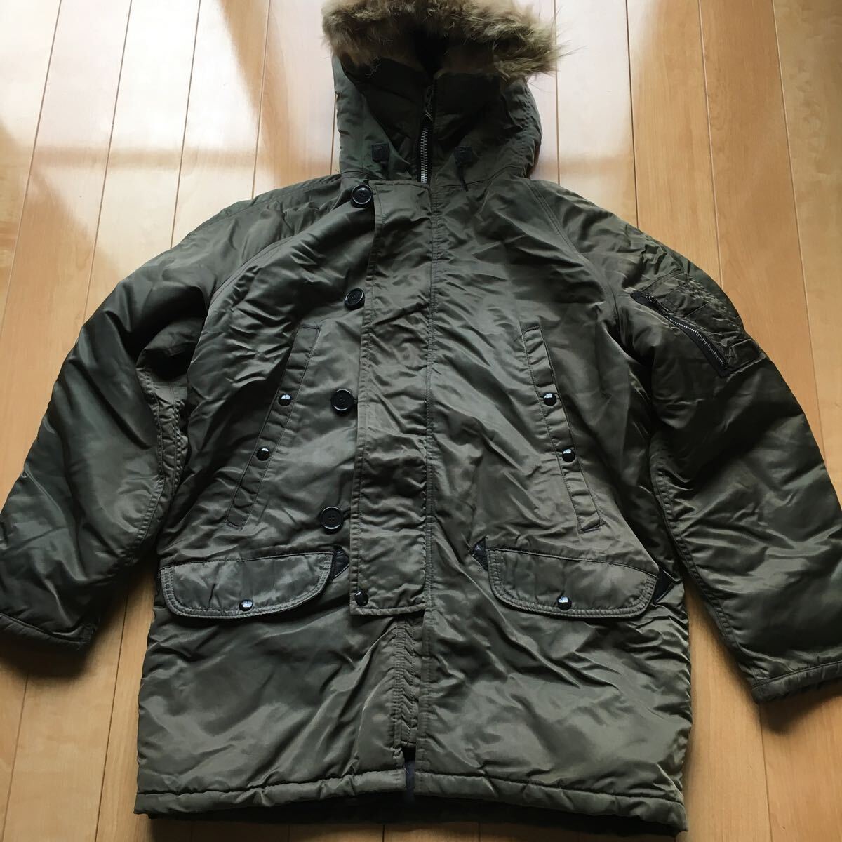 USA製 スピワック N-3B 591-6-13 メンズ 40 カーキ ミリタリー ナイロン100%拍卖