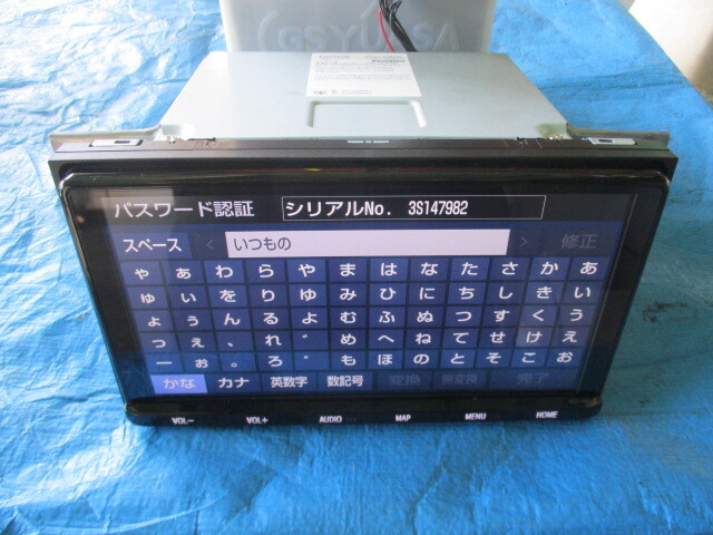 ⑥ トヨタ 純正 オプション 9インチ SDナビ NSZT-Y68T 08605-00B40 ※セキュリティロック品 ジャンク拍卖